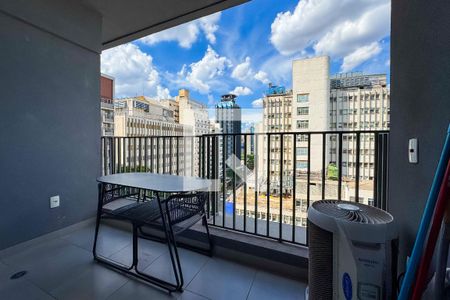 Studio para alugar com 27m², 1 quarto e sem vagaVaranda