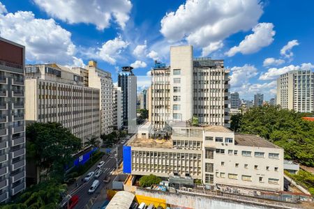 Studio para alugar com 27m², 1 quarto e sem vagaVaranda