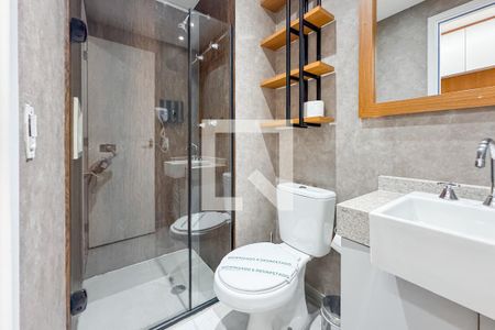 Studio para alugar com 27m², 1 quarto e sem vagaBanheiro