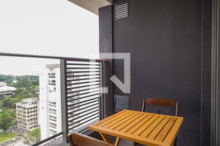 Studio - Varanda de kitnet/studio para alugar com 1 quarto, 25m² em Vila Clementino, São Paulo