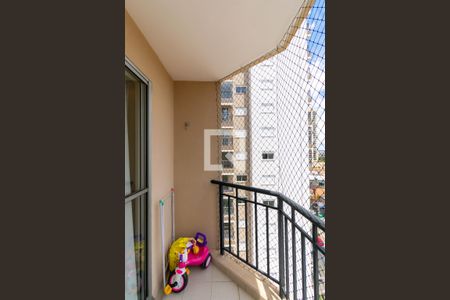 Varanda da Sala de apartamento à venda com 2 quartos, 55m² em Vila Formosa, São Paulo