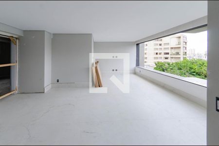Sala de apartamento à venda com 4 quartos, 125m² em Serra, Belo Horizonte