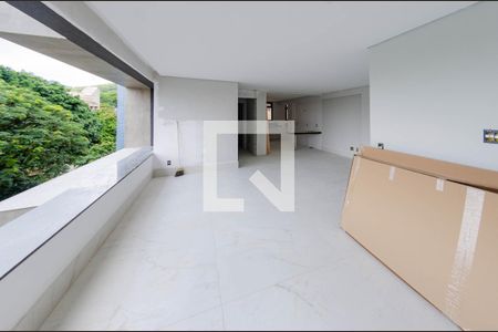 Sala de apartamento à venda com 4 quartos, 125m² em Serra, Belo Horizonte