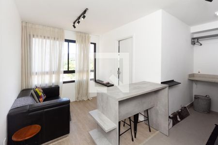 Sala/Cozinha de apartamento para alugar com 2 quartos, 33m² em Indianópolis, São Paulo