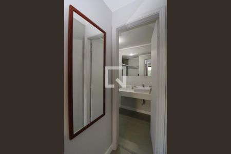Banheiro da Suíte de apartamento para alugar com 1 quarto, 30m² em Jardim Paulista, São Paulo