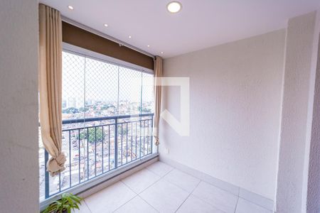 Varanda da Sala de apartamento à venda com 2 quartos, 60m² em Vila Penteado, São Paulo