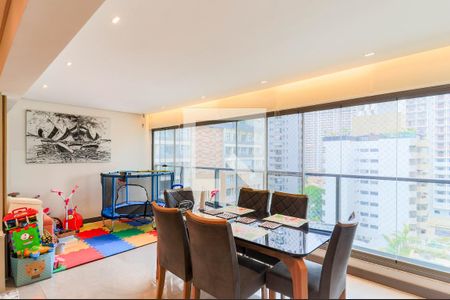 Varanda Gourmet de apartamento à venda com 3 quartos, 125m² em Jardim das Acacias, São Paulo