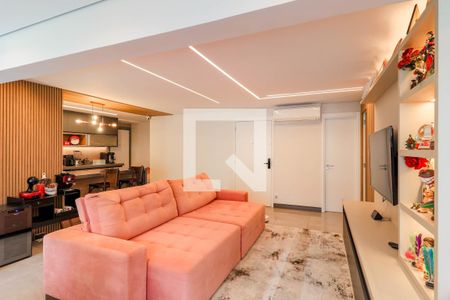 Sala de apartamento à venda com 3 quartos, 125m² em Jardim das Acacias, São Paulo