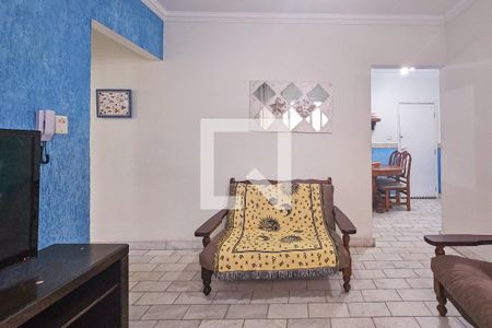 Sala de apartamento para alugar com 2 quartos, 58m² em Jardim Tejereba, Guarujá