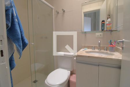 Casa de condomínio para alugar com 151m², 2 quartos e 2 vagasBanheiro da suíte 2