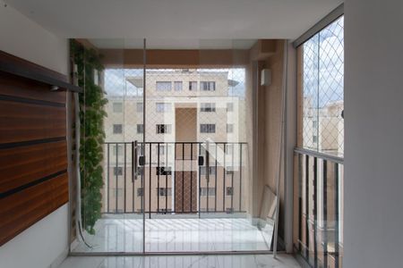Varanda da Sala de apartamento para alugar com 2 quartos, 57m² em Planalto, Belo Horizonte