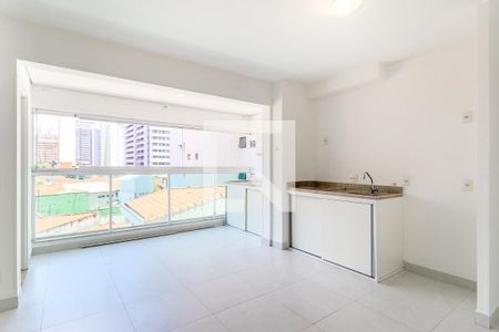 Sala/Cozinha de kitnet/studio para alugar com 1 quarto, 35m² em Brooklin, São Paulo