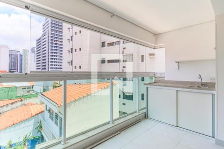 Studio para alugar com 35m², 1 quarto e sem vagaVaranda