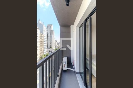 Varanda de kitnet/studio à venda com 1 quarto, 22m² em Vila Buarque, São Paulo