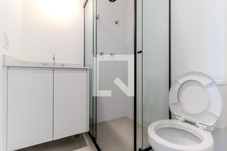 Banheiro de kitnet/studio à venda com 1 quarto, 22m² em Vila Buarque, São Paulo