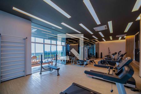 Apartamento para alugar com 36m², 1 quarto e 1 vaga Apartamento para alugar com 36m², 1 quarto e 1 vagaÁrea comum - Academia