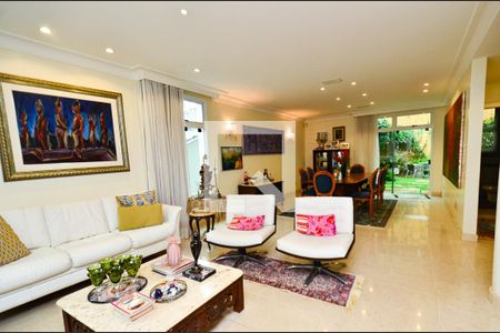 Sala de casa à venda com 4 quartos, 750m² em Mangabeiras, Belo Horizonte