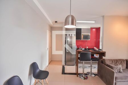 Sala de apartamento à venda com 1 quarto, 45m² em Morumbi, São Paulo