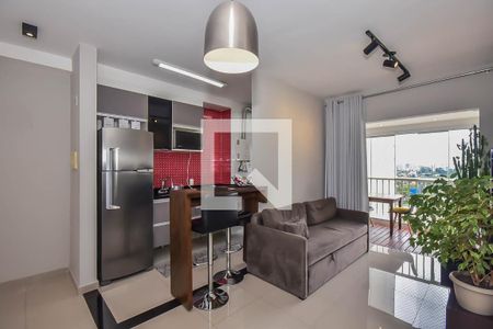 Sala de apartamento à venda com 1 quarto, 45m² em Morumbi, São Paulo