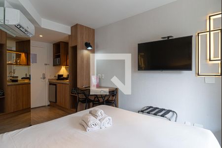Sala/Quarto de kitnet/studio para alugar com 1 quarto, 20m² em Consolação, São Paulo