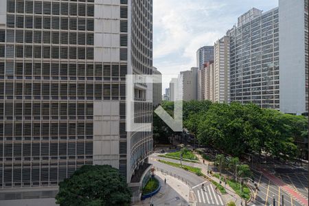 Vista da Varanda da Sala/Quarto de kitnet/studio para alugar com 1 quarto, 20m² em Consolação, São Paulo