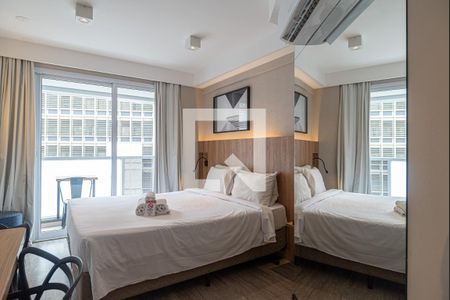 Sala/Quarto de kitnet/studio para alugar com 1 quarto, 20m² em Consolação, São Paulo