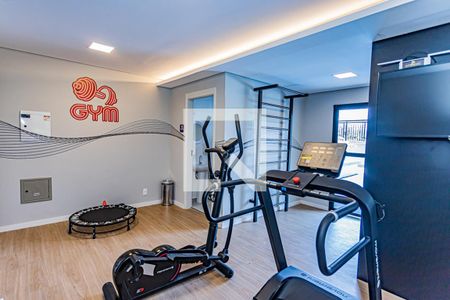 Apartamento para alugar com 38m², 2 quartos e 1 vaga Apartamento para alugar com 38m², 2 quartos e 1 vagaÁrea comum - Academia