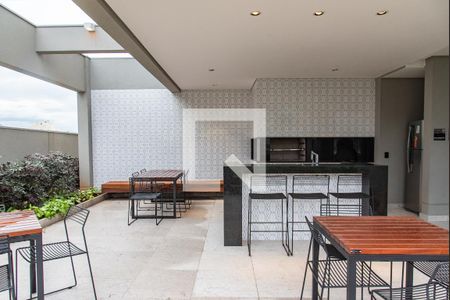 Studio à venda com 38m², 1 quarto e sem vagaChurrasqueira