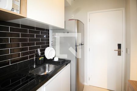 Cozinha de kitnet/studio à venda com 1 quarto, 18m² em Moema, São Paulo