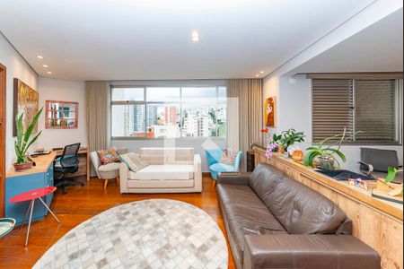 Sala de apartamento à venda com 4 quartos, 125m² em Coracao de Jesus, Belo Horizonte