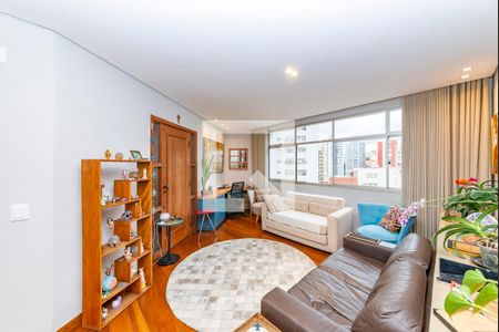 Sala de apartamento à venda com 4 quartos, 125m² em Coracao de Jesus, Belo Horizonte