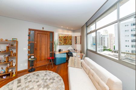 Sala de apartamento à venda com 4 quartos, 125m² em Coracao de Jesus, Belo Horizonte