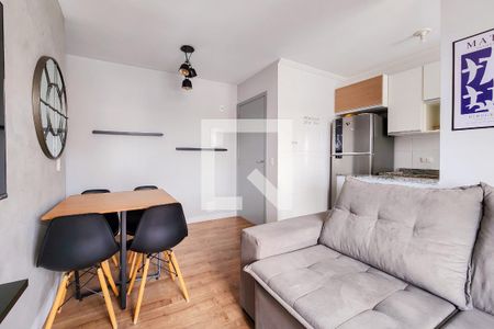 Sala de apartamento para alugar com 2 quartos, 50m² em Vila Branca, Jacareí