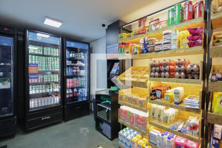 Studio à venda com 24m², 1 quarto e sem vaga Studio à venda com 24m², 1 quarto e sem vagaÁrea comum - Mini-mercado