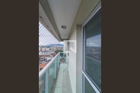 Varanda da Sala de apartamento à venda com 2 quartos, 59m² em Bonsucesso, Rio de Janeiro