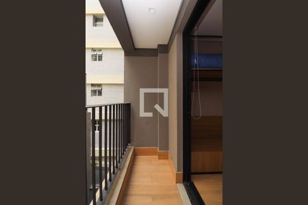 Varanda de kitnet/studio à venda com 1 quarto, 25m² em Jardim Paulista, São Paulo