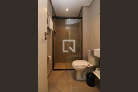 Banheiro de kitnet/studio à venda com 1 quarto, 25m² em Jardim Paulista, São Paulo