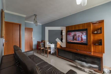 Sala de apartamento à venda com 3 quartos, 74m² em Rio Branco, Belo Horizonte