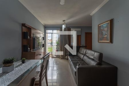 Sala de apartamento à venda com 3 quartos, 74m² em Rio Branco, Belo Horizonte