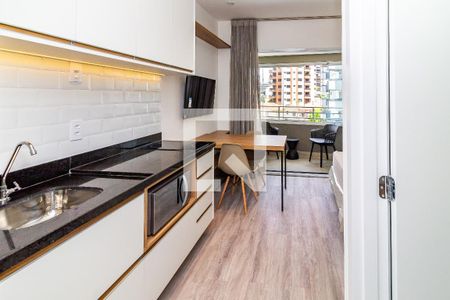 Studio para alugar com 24m², 1 quarto e sem vaga Studio para alugar com 24m², 1 quarto e sem vagaCozinha