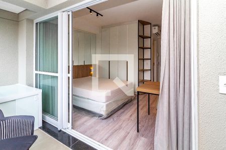 Studio para alugar com 24m², 1 quarto e sem vaga Studio para alugar com 24m², 1 quarto e sem vagaVaranda