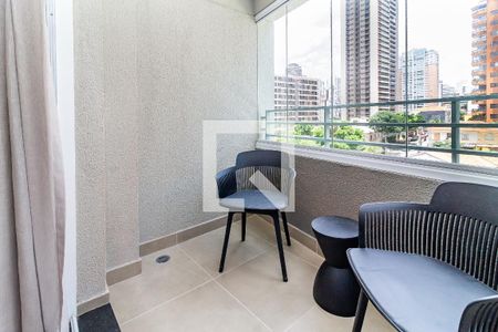 Studio para alugar com 24m², 1 quarto e sem vaga Studio para alugar com 24m², 1 quarto e sem vagaVaranda