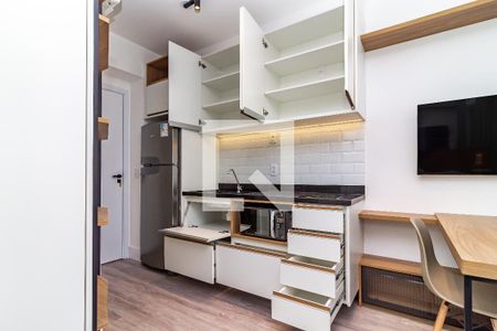 Studio para alugar com 24m², 1 quarto e sem vaga Studio para alugar com 24m², 1 quarto e sem vagaCozinha