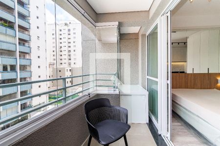 Studio para alugar com 24m², 1 quarto e sem vaga Studio para alugar com 24m², 1 quarto e sem vagaVaranda