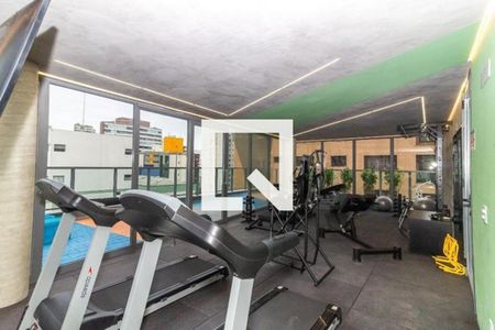 Studio para alugar com 24m², 1 quarto e sem vaga Studio para alugar com 24m², 1 quarto e sem vagaAcademia