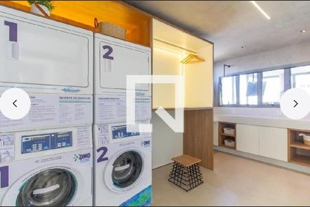 Studio para alugar com 24m², 1 quarto e sem vaga Studio para alugar com 24m², 1 quarto e sem vagaLavanderia