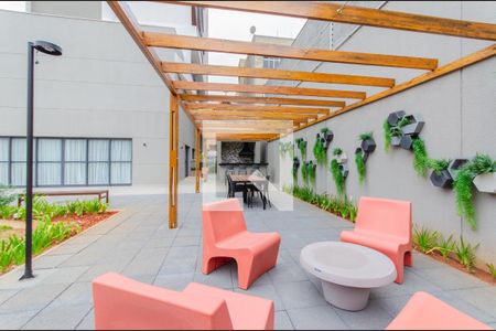 Studio à venda com 27m², 1 quarto e sem vaga Studio à venda com 27m², 1 quarto e sem vagaÁrea comum - Churrasqueira