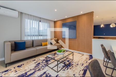Studio à venda com 27m², 1 quarto e sem vaga Studio à venda com 27m², 1 quarto e sem vagaÁrea comum - Espaço Gourmet