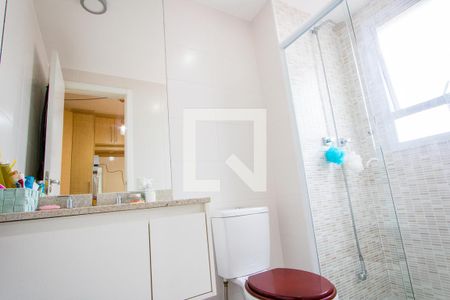 Apartamento à venda com 103m², 3 quartos e 2 vagasBanheiro do quarto 3