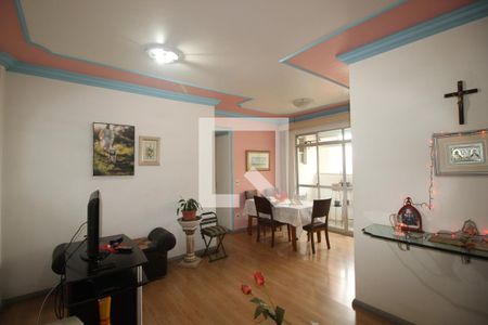 Sala de apartamento à venda com 3 quartos, 92m² em Sagrada Família, Belo Horizonte